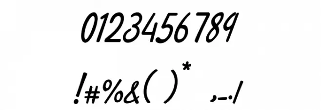 Anthoni Gristhea Font OTHER CHARS