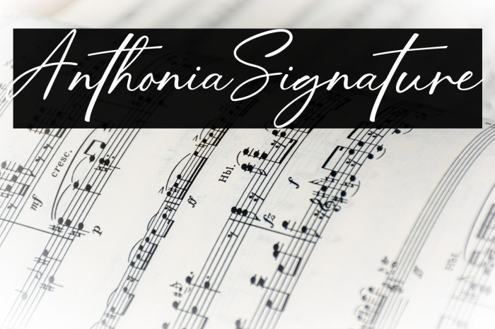 AnthoniaSignature Example 1