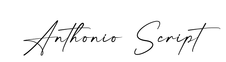 Anthonio Script  لخطوط تنزيل