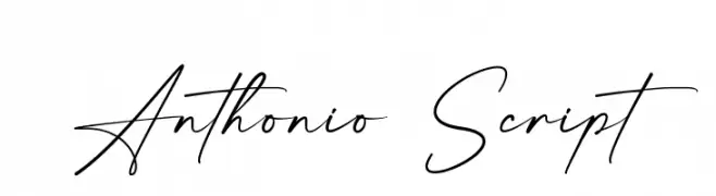 Anthonio Script  baixar fontes gratis