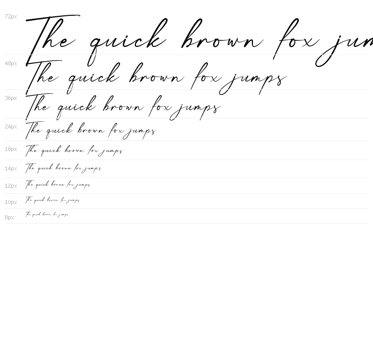 Anthonio Script Waterfall