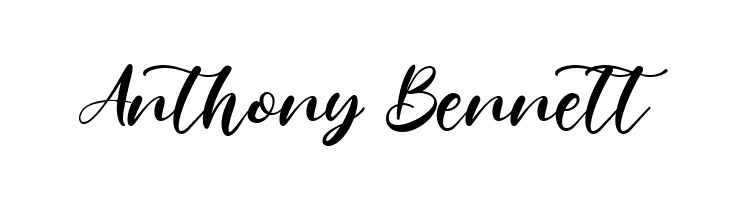 Anthony Bennett  नि: शुल्क फ़ॉन्ट्स डाउनलोड