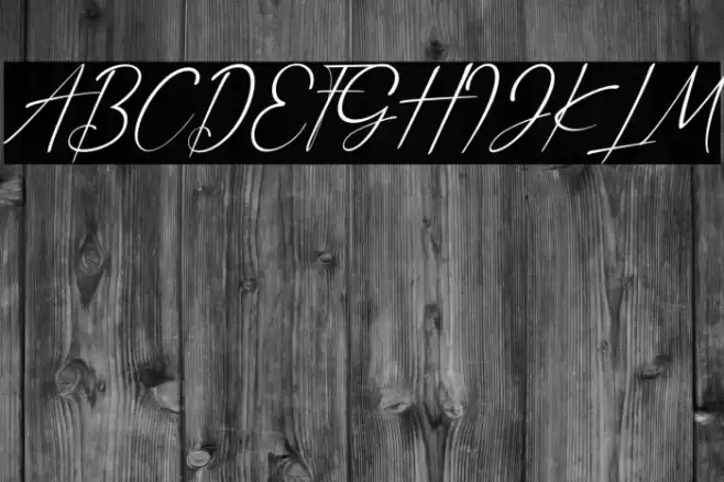 Anthony Hartman Italic Font examples