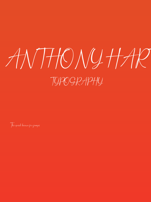 Anthony Hartman Poster
