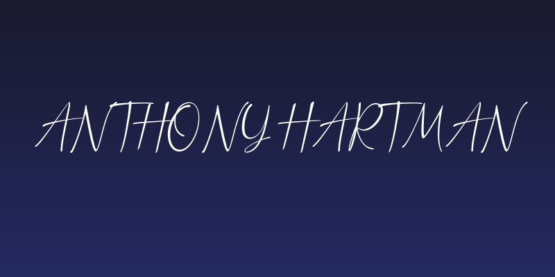 Anthony Hartman Social Header