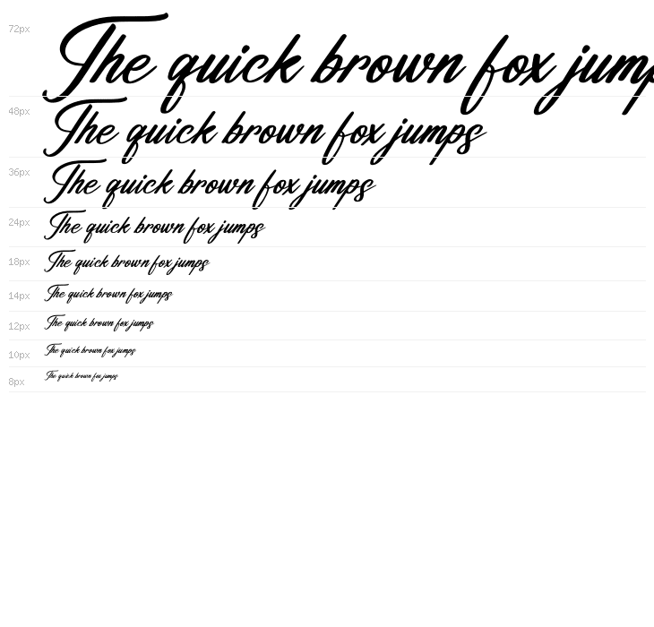 Anthony Hunter Italic Waterfall