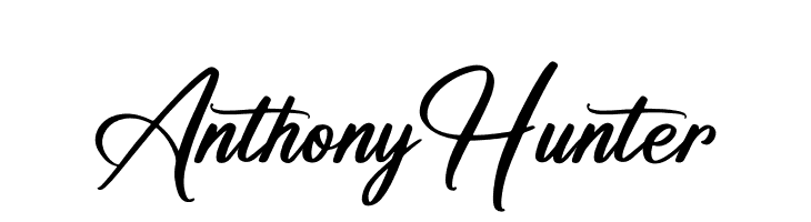 Anthony Hunter  font caratteri gratis