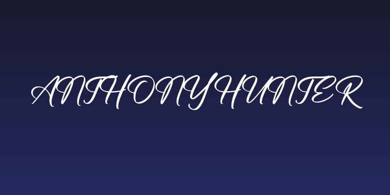Anthony Hunter Social Header