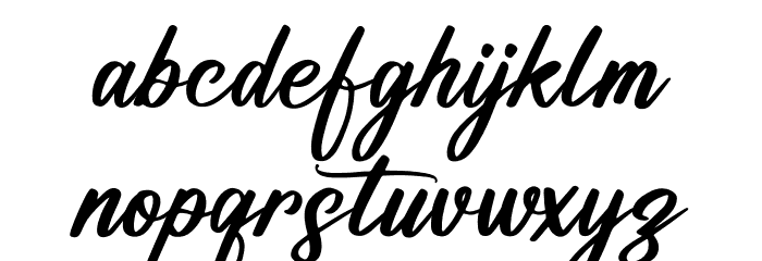 Anthony Hunter Font LOWERCASE