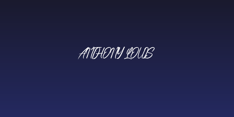 Anthony Louis Social Header