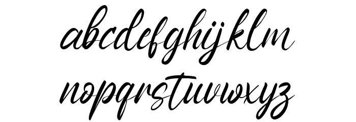 Anthony Louis Font LOWERCASE