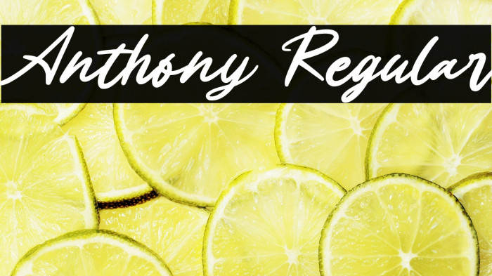 Anthony Regular Example 3