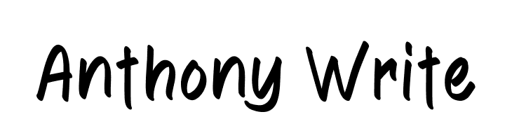 Anthony Write  baixar fontes gratis
