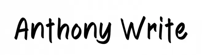 Anthony Write  font caratteri gratis