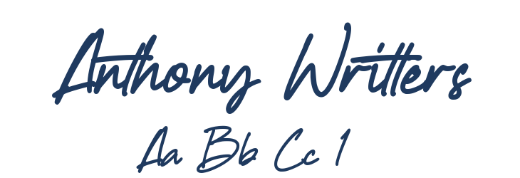 Anthony Writters Font Preview