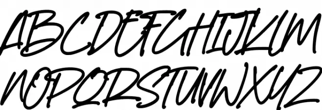 Anthony Writters خط أحرف كبيرة