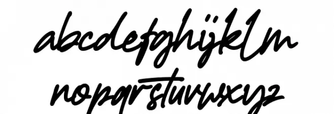 Anthony Writters خط أحرف صغيرة