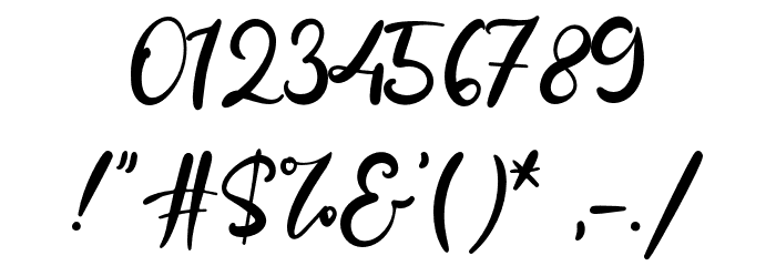AnthonyBennett Font OTHER CHARS