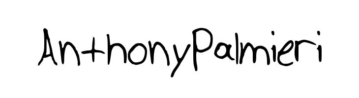 AnthonyPalmieri  font caratteri gratis