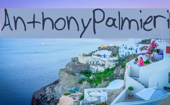 AnthonyPalmieri Font examples