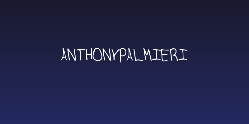 AnthonyPalmieri Social Header