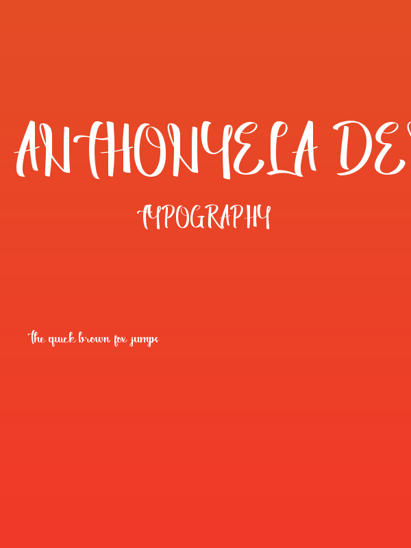 Anthonyela Demo Poster
