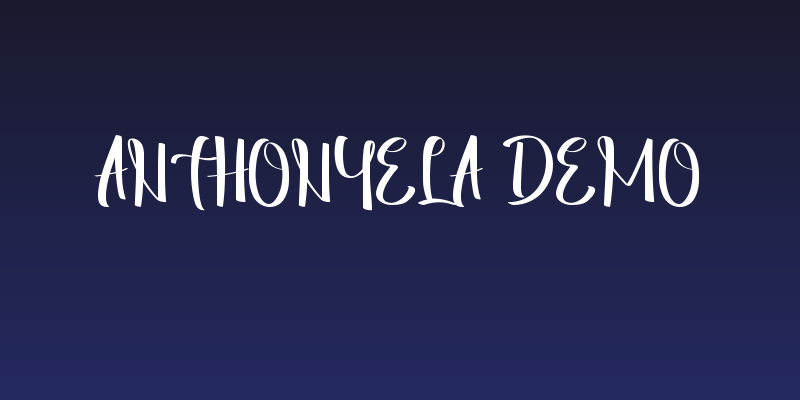 Anthonyela Demo Social Header