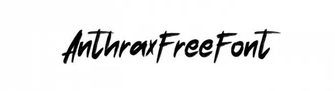 Anthrax Free Font  baixar fontes gratis