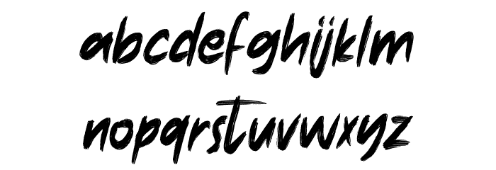Anthrax Free Font Font LOWERCASE