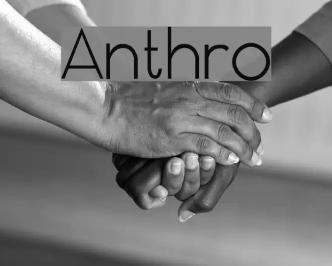 Anthro Font examples