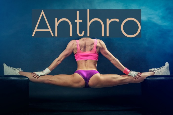 Anthro Font examples