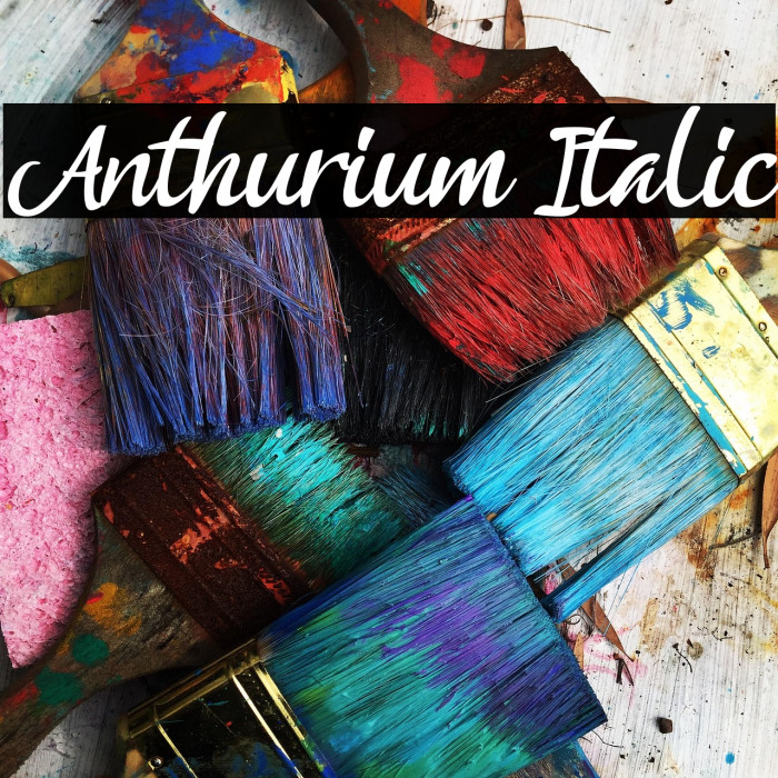 Anthurium Italic Example 2