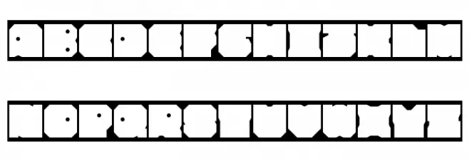 Anti-Biased Regular 字体 大写