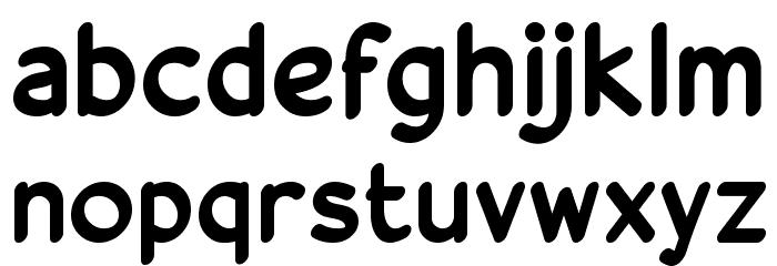 Anti Corona Font LOWERCASE