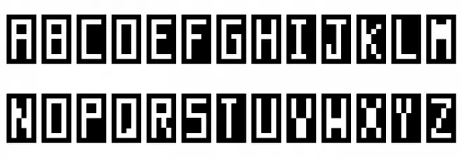 Anti-Digital Regular Шрифта ВЕРХНИЙ