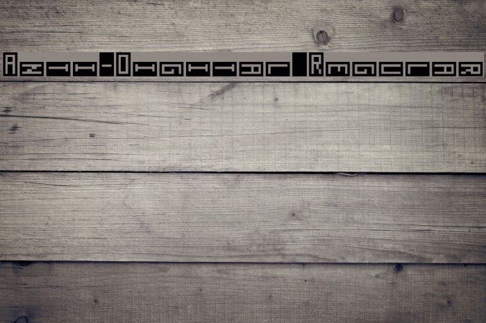 Anti-Digital Regular Font examples