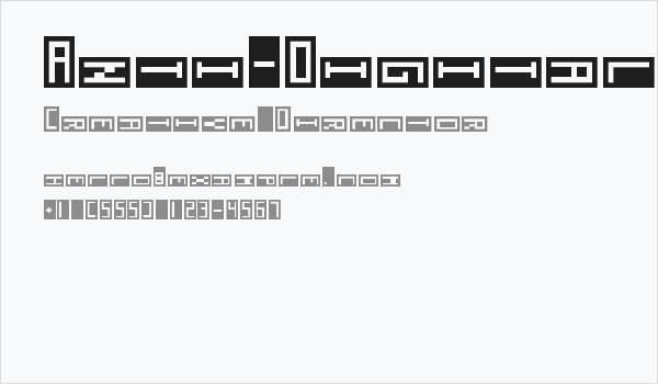 Anti-Digital Regular Business Card