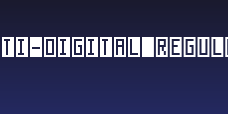 Anti-Digital Regular Social Header