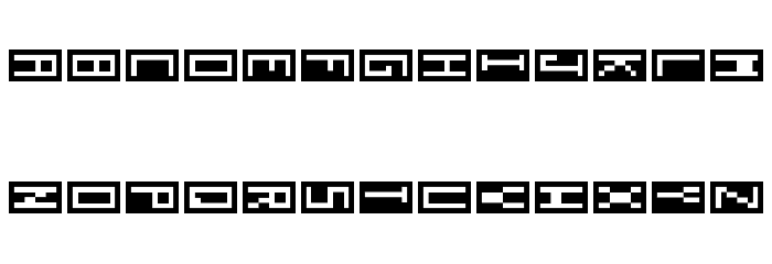 Anti-Digital Regular Font LOWERCASE