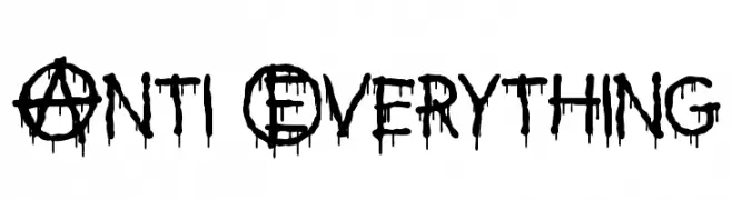 Anti Everything  Fuentes Gratis Descargar