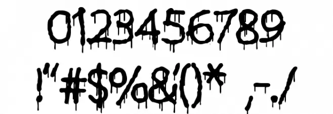 Anti Everything Font OTHER CHARS