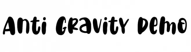 Anti Gravity Demo  免费字体下载