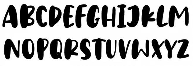 Anti Gravity Demo Font UPPERCASE