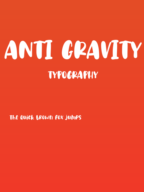 Anti Gravity Demo Poster