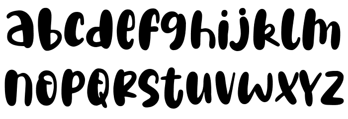 Anti Gravity Demo Font LOWERCASE