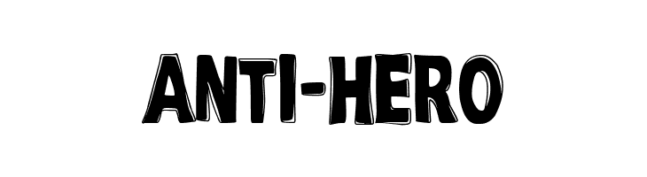 Anti-Hero  नि: शुल्क फ़ॉन्ट्स डाउनलोड