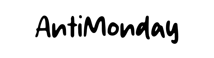 Anti Monday फ़ॉन्ट