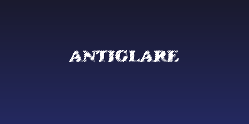 AntiGlare Social Header