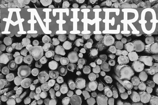 AntiHero Font examples