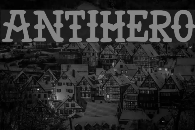 AntiHero Font examples